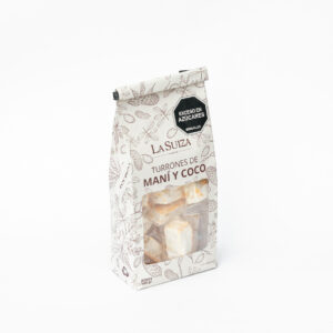 Turrón bolsa Maní y Coco x14